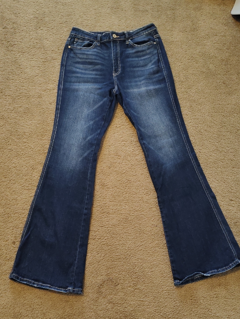 KanCan Dark Blue Flare Jeans